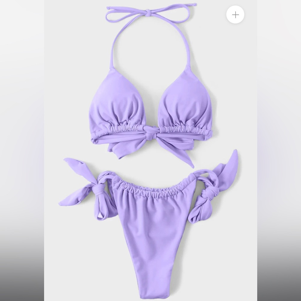 Aqua Tropic swimsuit lavender NWT